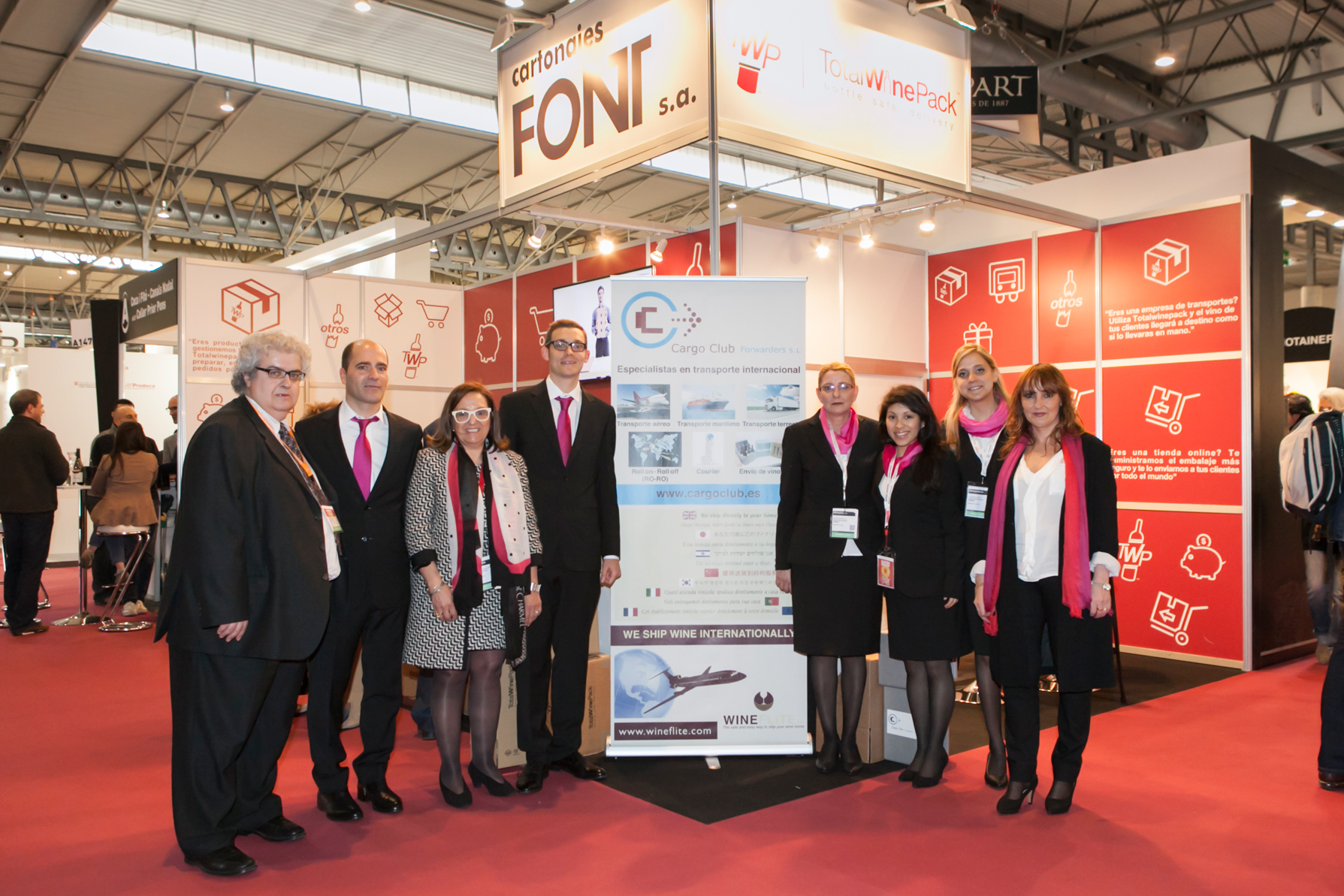 El equipo Cargo Club Forwarders en Alimentaria 2014_web