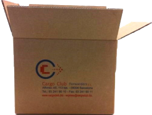 Caja cartón pequeña - Cargo Club Forwarders